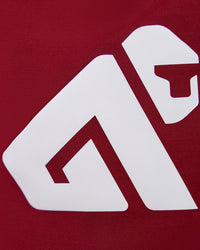 Burgundy Bamboo Oversized T-Shirt, detail