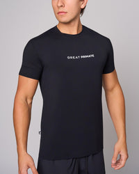 Black Bamboo Casual Slim Fit, three-quarter on-model
